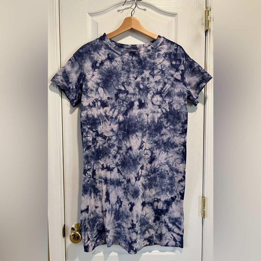 Old Navy Tie Dye Loose Fitting T-shirt Dress size XS